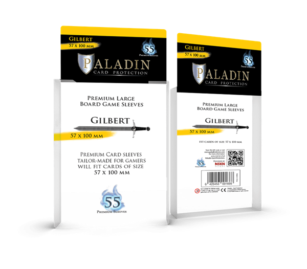Image Paladin Sleeve - Gilbert - 57×100 mm