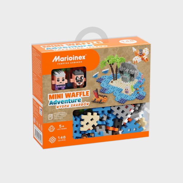 Image Mini Waffle - Île au Trésor 148 pcs (FR-EN)