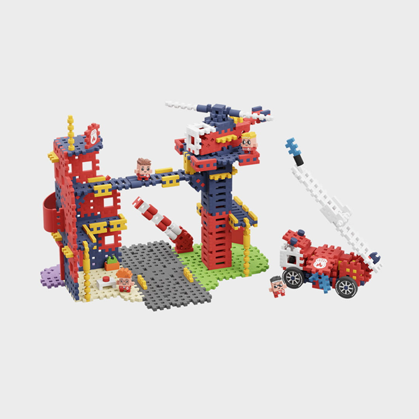 Mini Waffle City - Caserne de pompiers 280 pcs (fr-en)