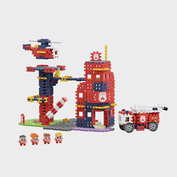 Mini Waffle City - Caserne de pompiers 280 pcs (fr-en)